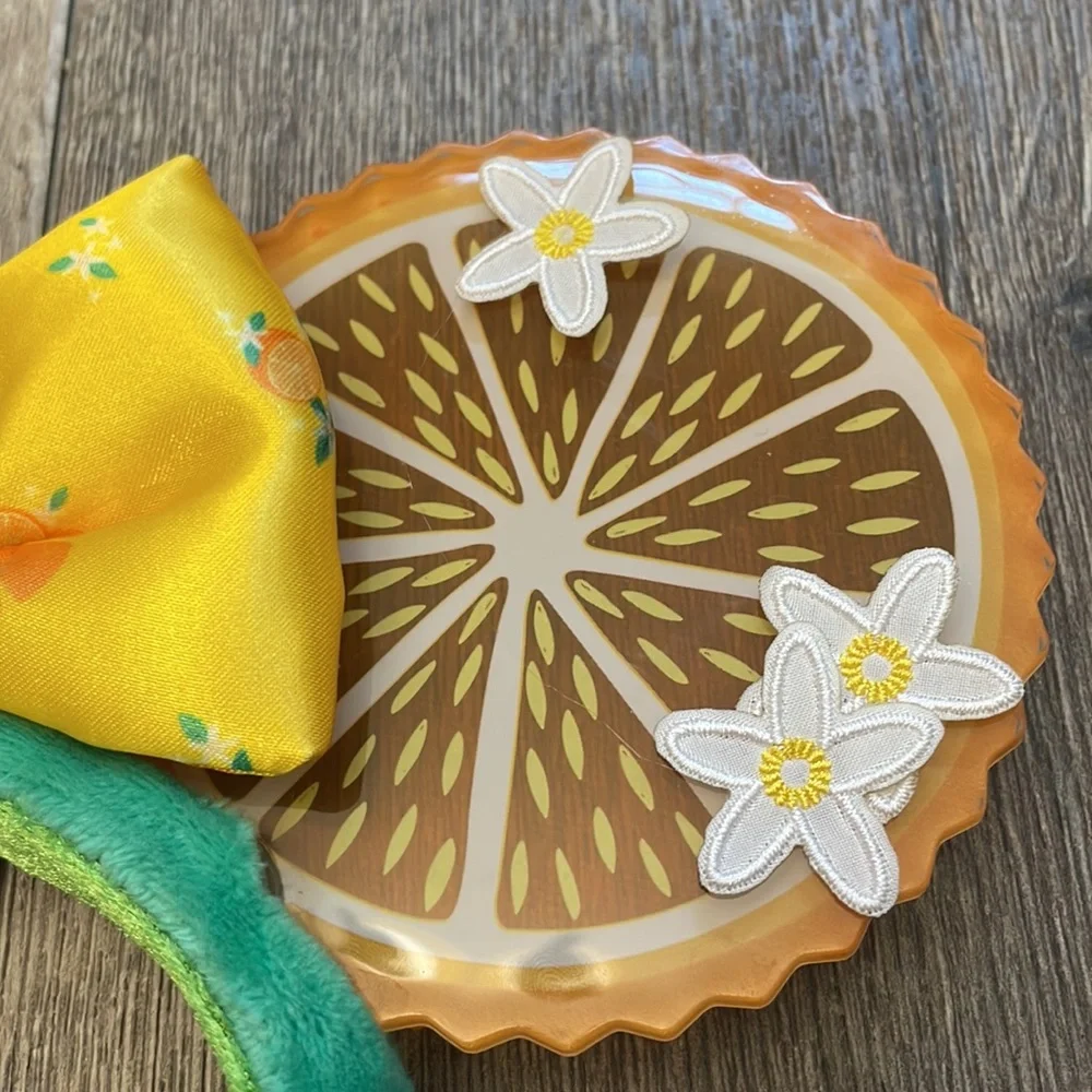 RARE HTF Brand New Disney Parks Squeeze Me Florida Orange Bird Minnie Bow Ears - Picture 5 of 9